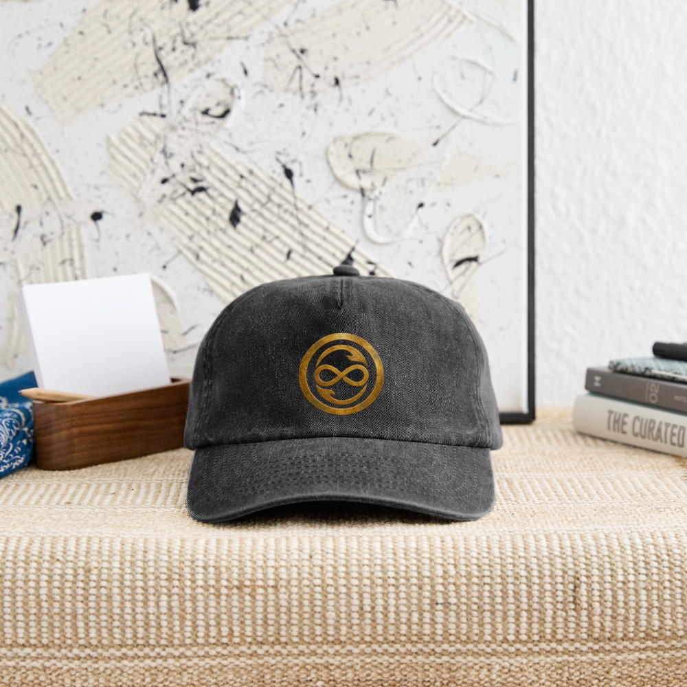 Relaxed Vintage Cap ANIMA AETERNA - Vintage Schwarz