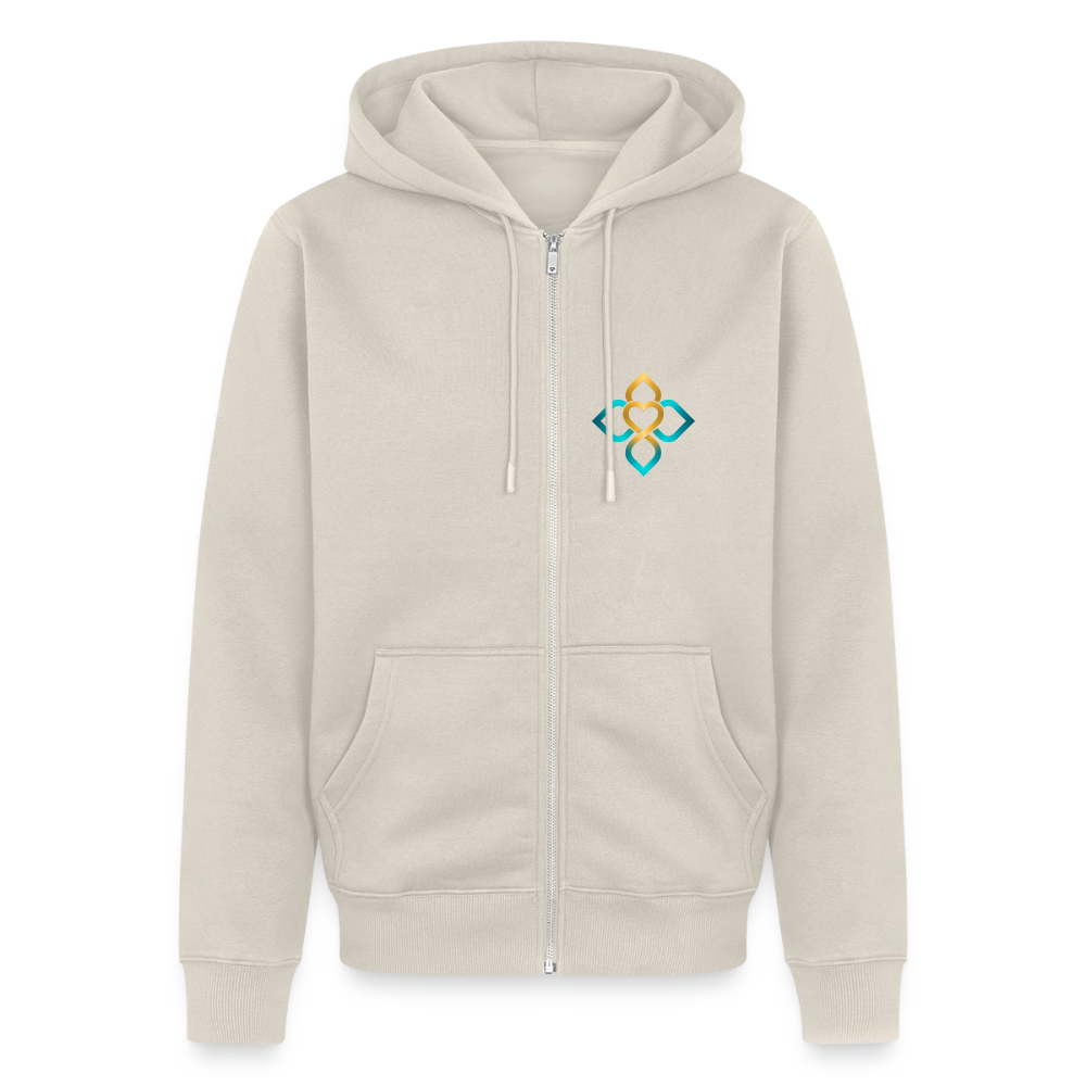 Unisex  Premium Kapuzenjacke HO’OPONOPONO - Beige