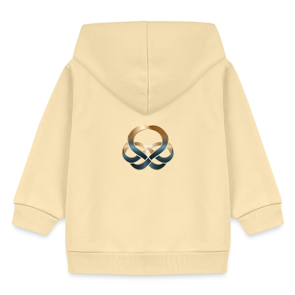 chiSign Stanley/Stella Bio Zip Hoodie BABY CONNECTOR - Creme