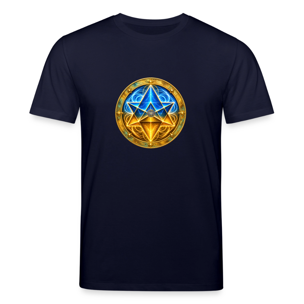 Unisex Bio-T-Shirt MER KA BA AUFSTIEGSCODE 888 - Navy