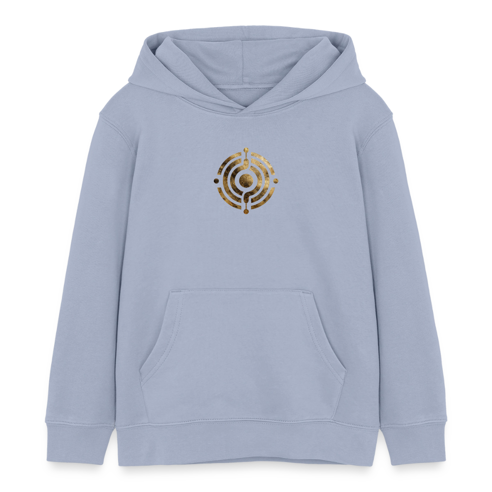 Kinder Organic Hoodie Mini Cruiser "Monade" - Lavendel-Violett