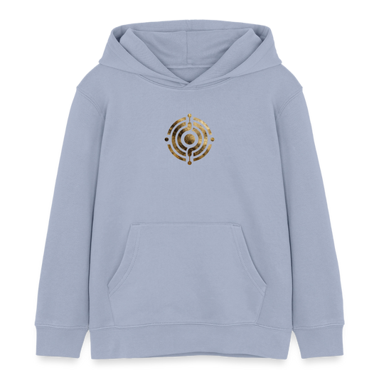 Kinder Organic Hoodie Mini Cruiser "Monade" - Lavendel-Violett