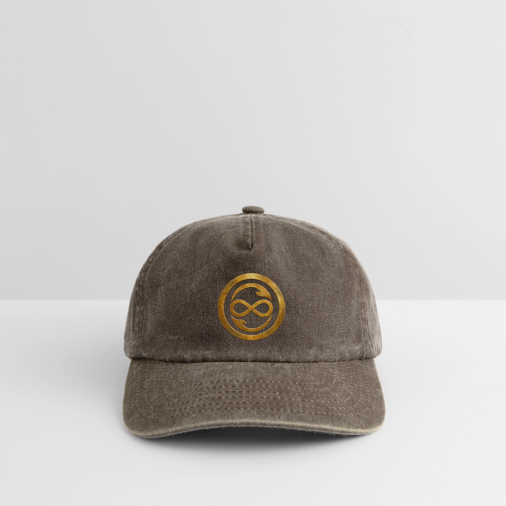 Relaxed Vintage Cap ANIMA AETERNA - Vintage Braun