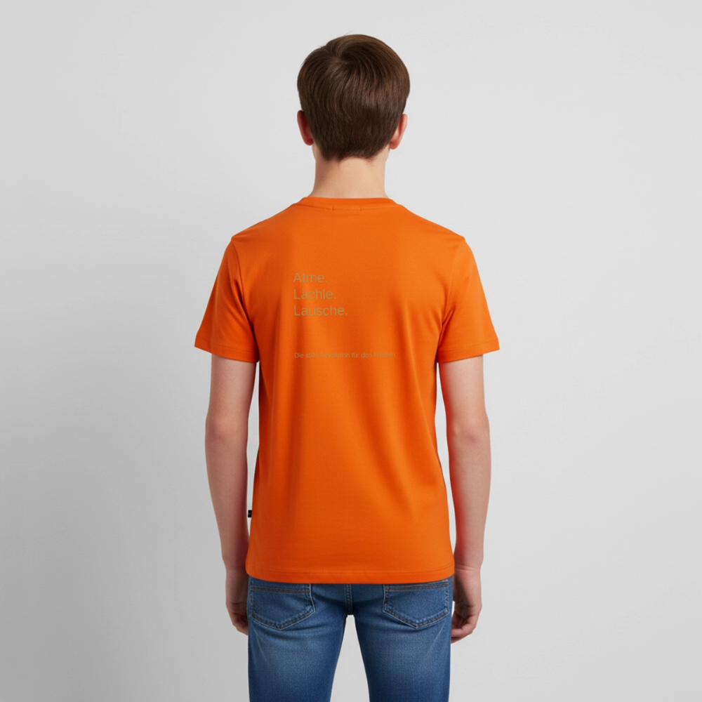 Teenager Premium T-Shirt "Monade" - Orange 