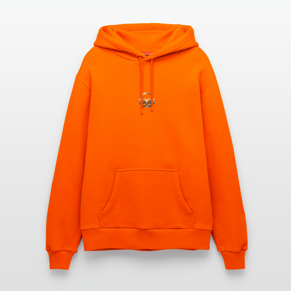 chiSign Organic Relaxed Hoodie Made in EU - SUNSET ORANGE