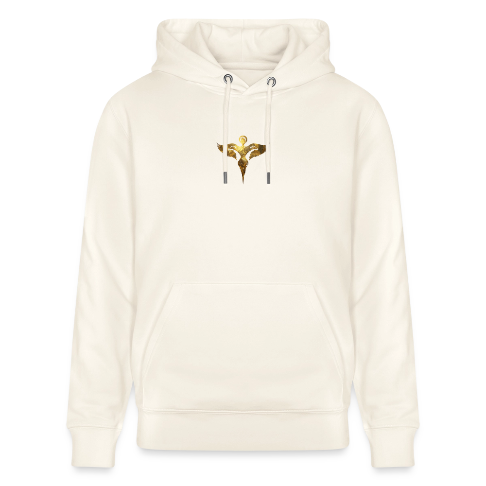 Unisex Bio-Hoodie hochwertig " Gaia" - Naturweiß 