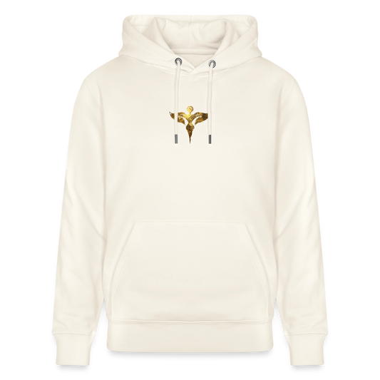 Unisex Bio-Hoodie hochwertig " Gaia" - Naturweiß 