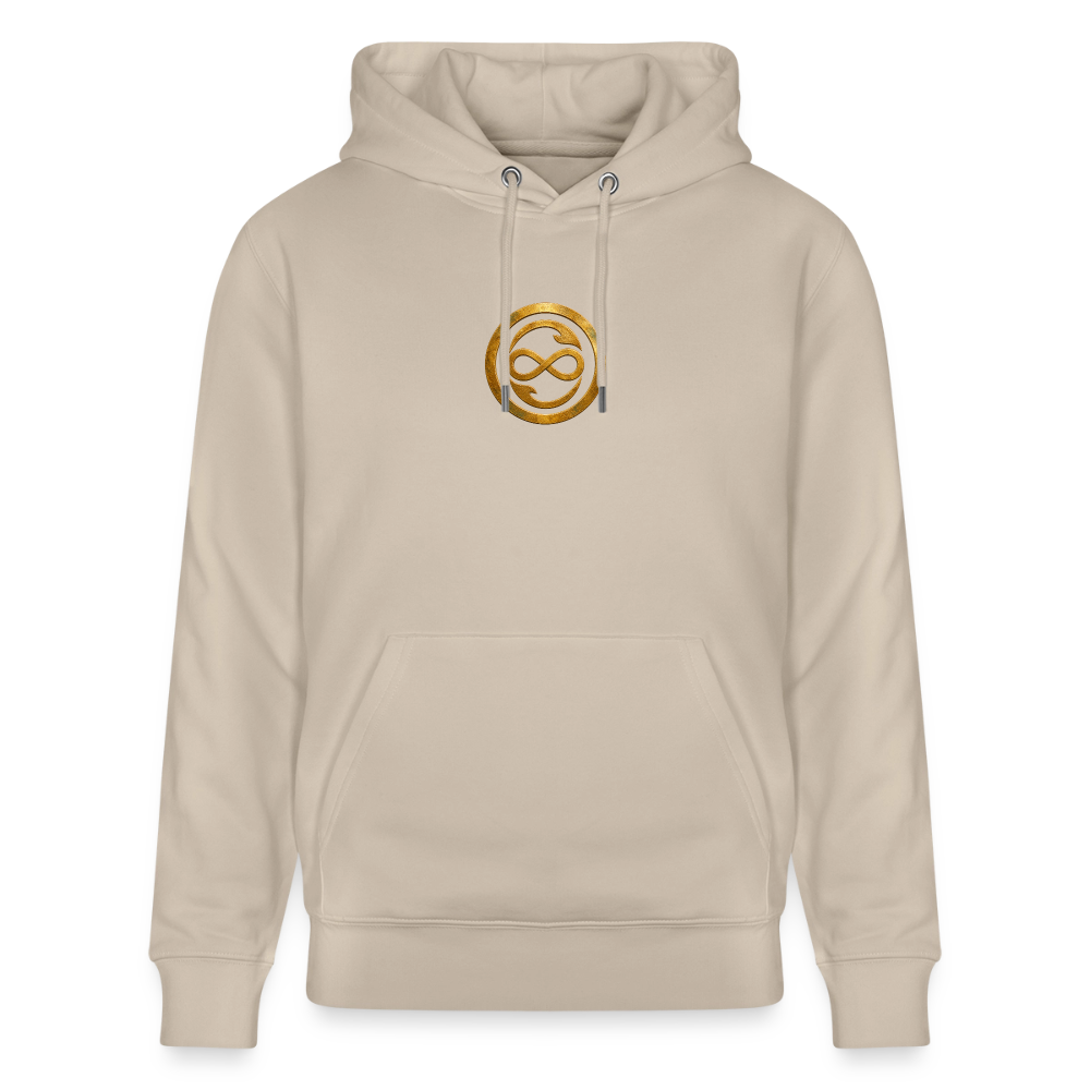 Unisex Bio-Hoodie ANIMA AETERNA - Beige