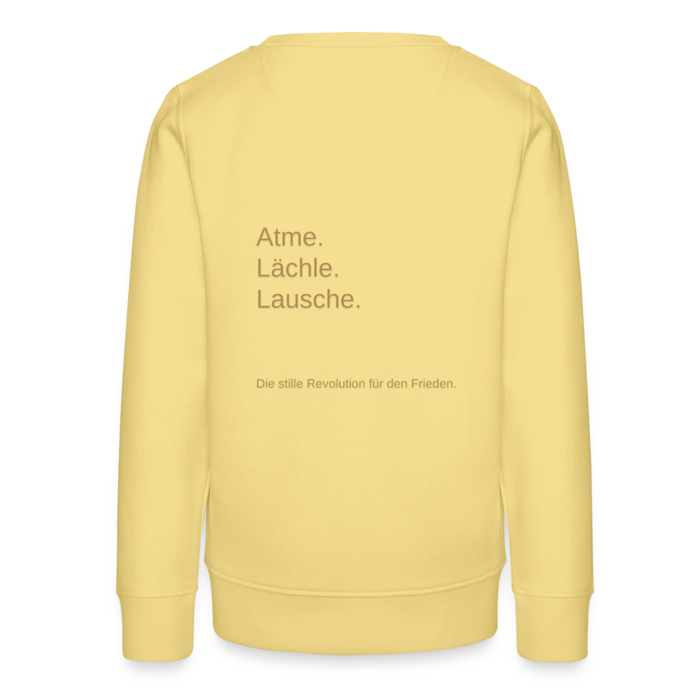 Teenager Organic Sweatshirt Mini Changer "Monade" - Gelb Viva 