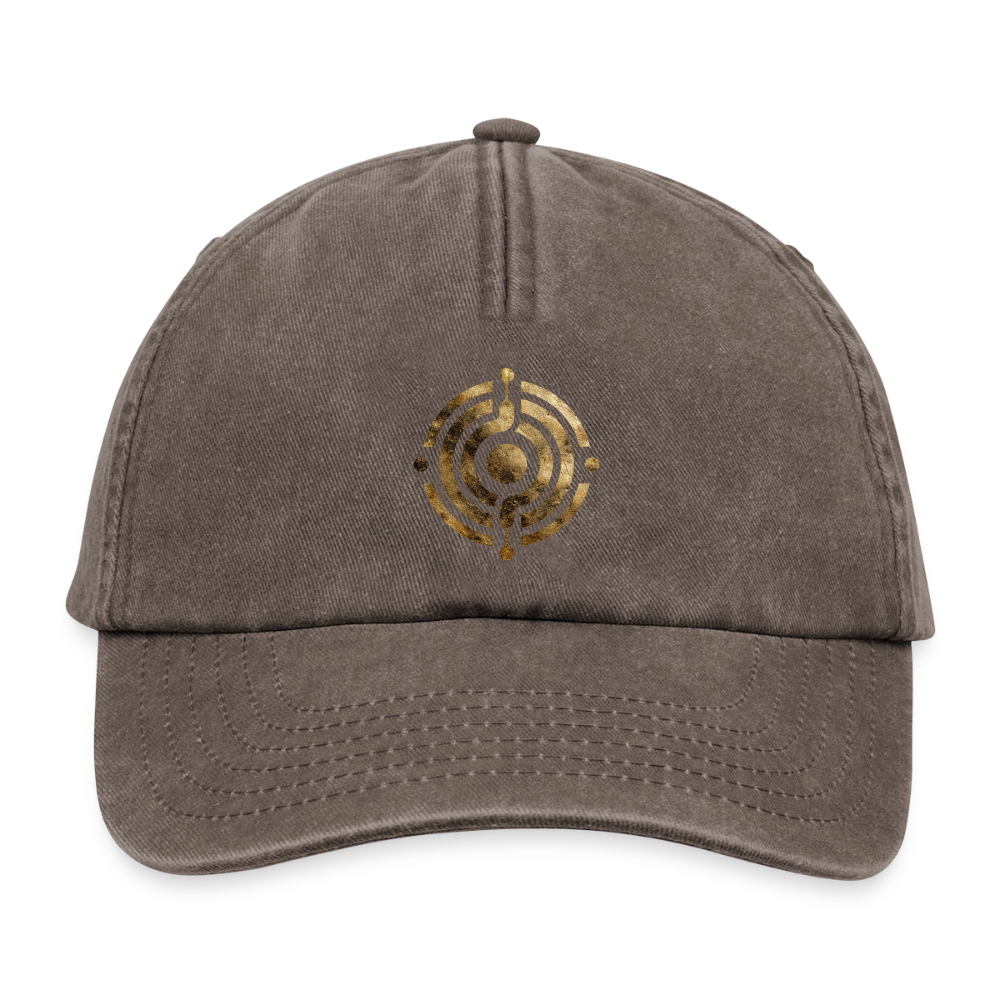 Relaxed Vintage Cap "Monade - Vintage Braun