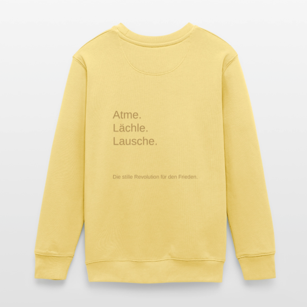 Teenager Organic Sweatshirt Mini Changer "Monade" - Gelb Viva 