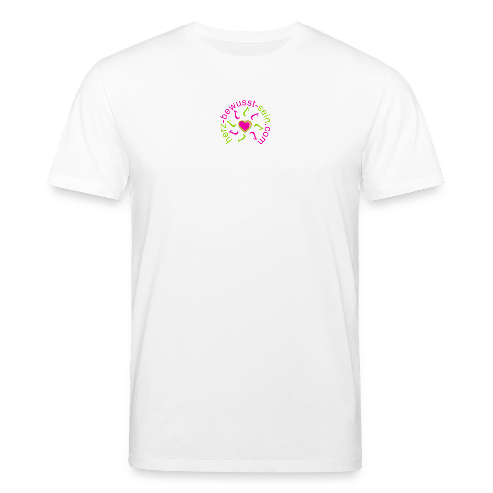 Unisex Bio-T-Shirt Herz-bewusst-sein - Weiß