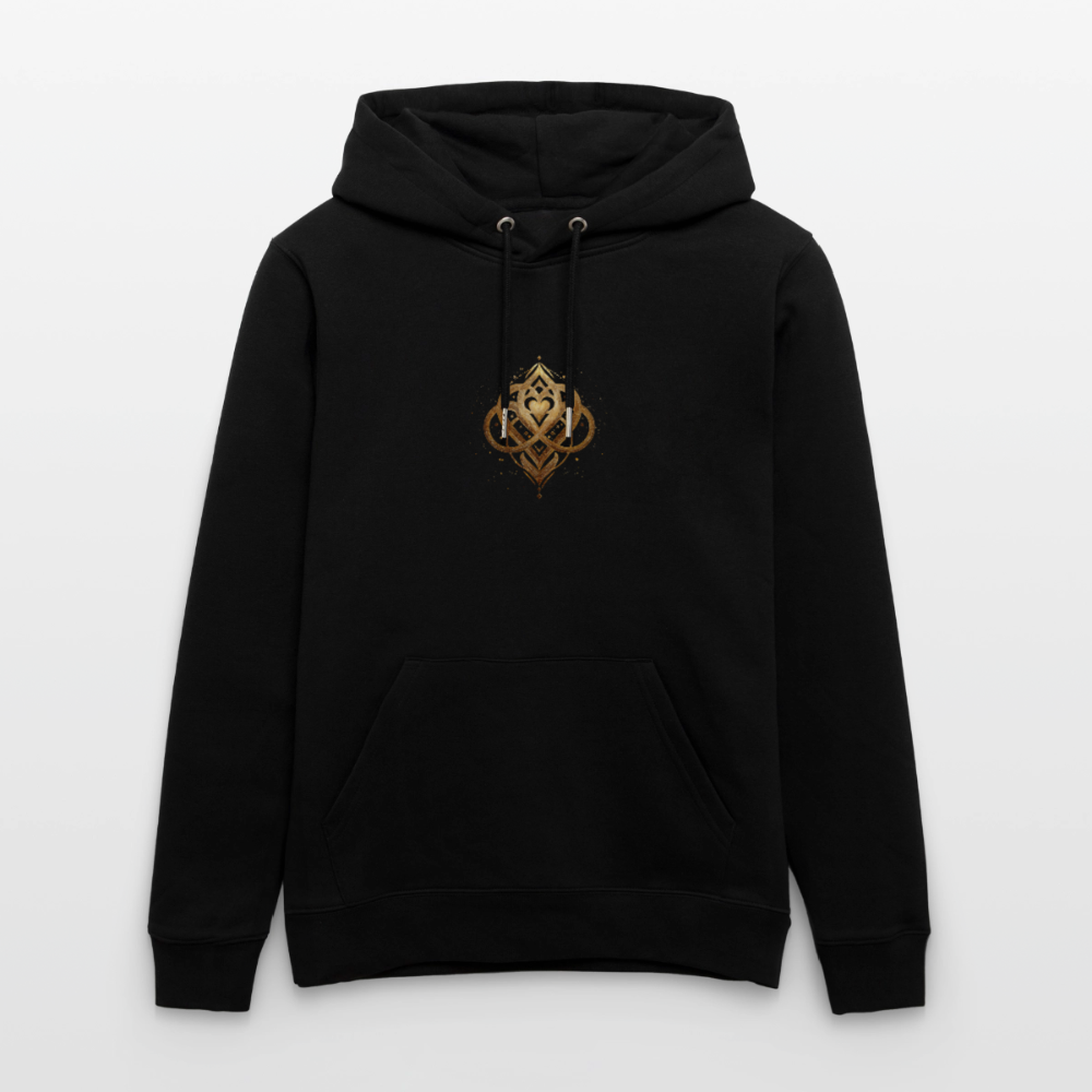 Unisex Bio-Hoodie "Agape" - Schwarz
