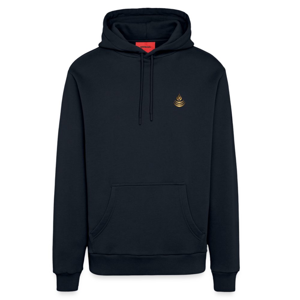 Organic Relaxed Hoodie Made in EU - DARK NAVY