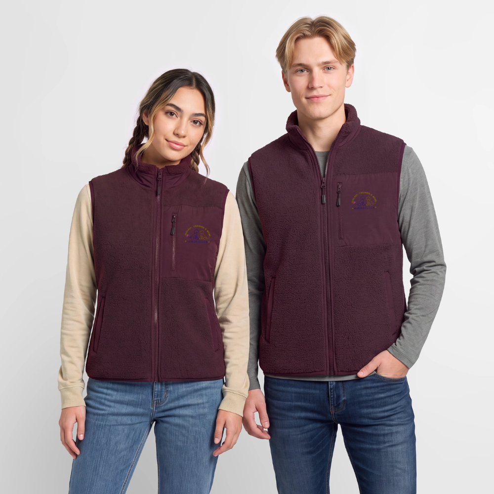 Hundeglück Unisex Sherpaweste von Stanley/Stella - Maroon