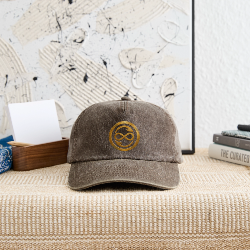 Relaxed Vintage Cap ANIMA AETERNA - Vintage Braun