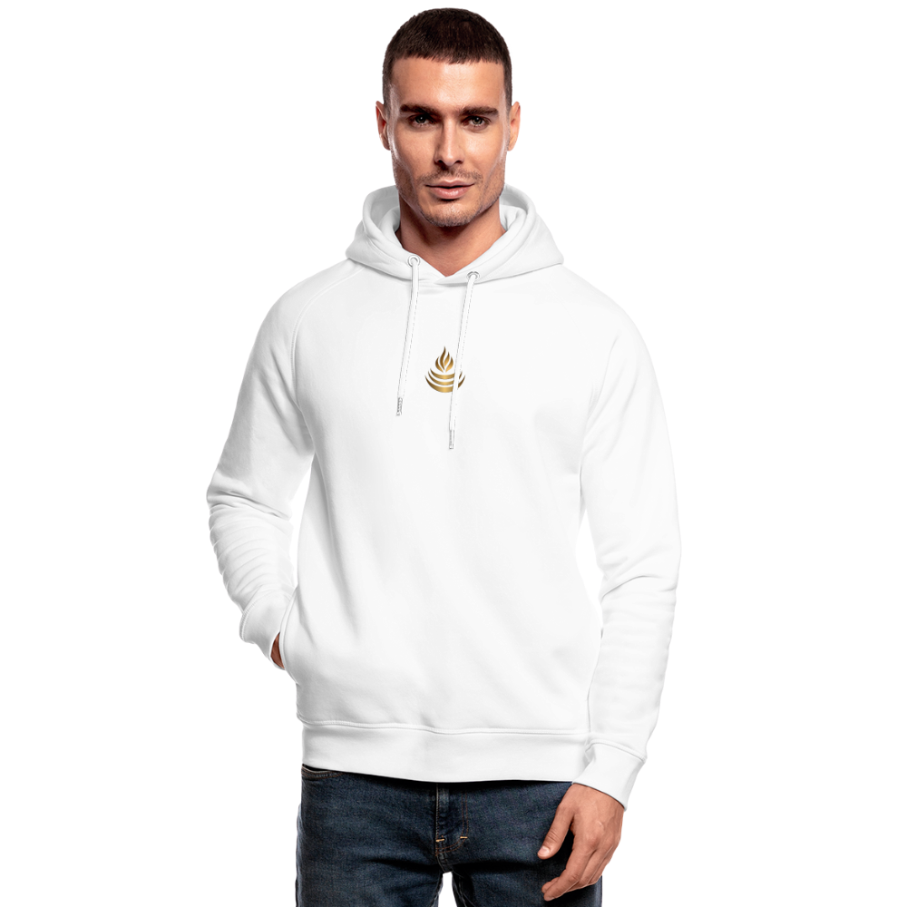 hiSign Quantenheilsymbol   "Reichtum & Erfolg"  Druck VS/RS Unisex Bio-Hoodie von Stanley & Stella - Weiß