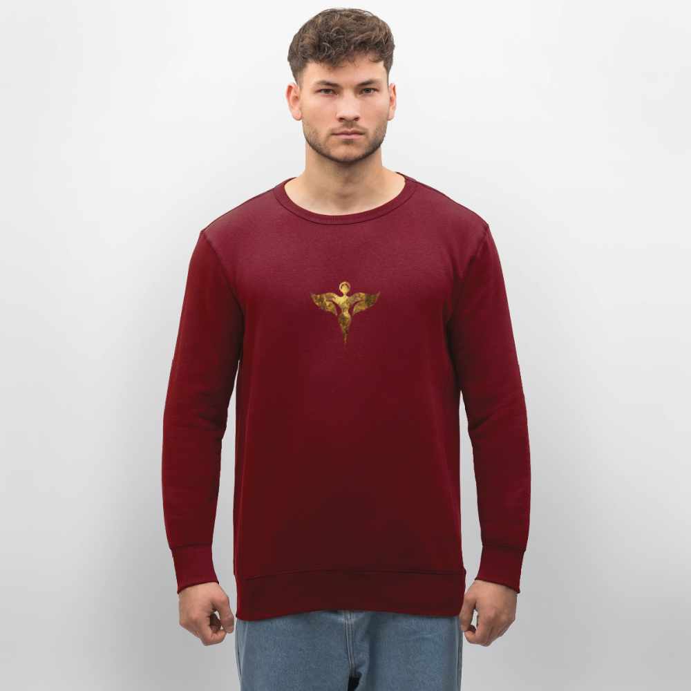 Unisex Bio-Sweatshirt "Gaia" - Burgunderrot