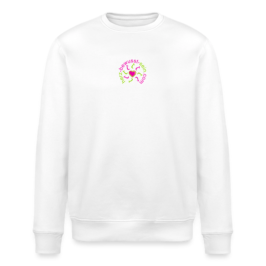 Unisex Bio-Sweatshirt Herz-bewusst-sein - Weiß