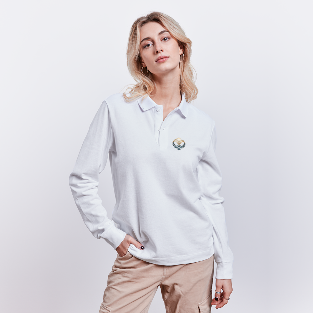 Stanley/Stella Unisex Bio-Langarm-Poloshirt PREPSTER - Weiß