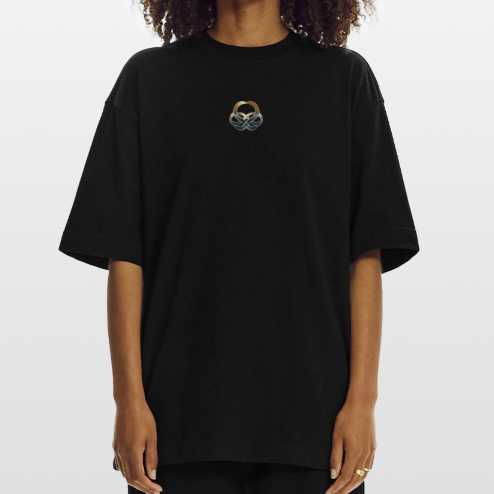 chasing Heavyweight Oversized Organic T-Shirt Made in EU - SOLID BLACK