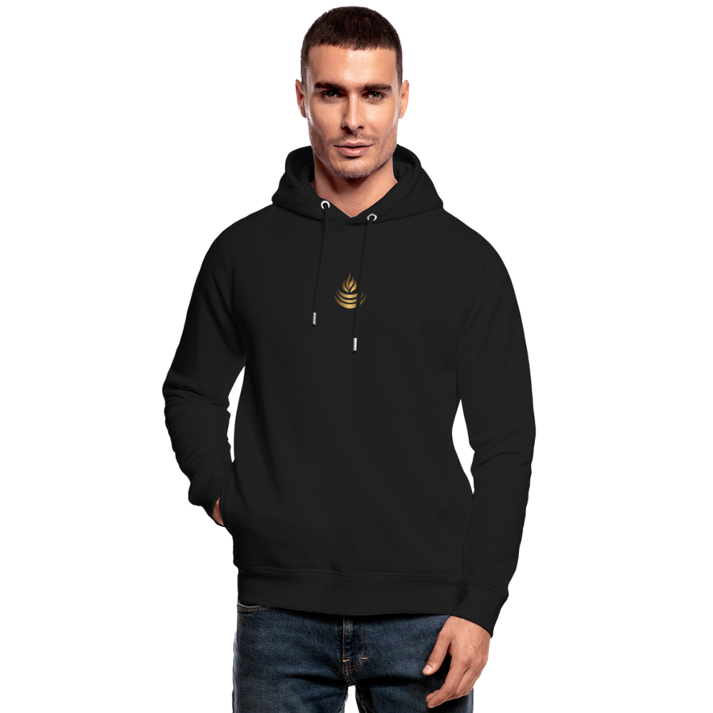 hiSign Quantenheilsymbol   "Reichtum & Erfolg"  Druck VS/RS Unisex Bio-Hoodie von Stanley & Stella - Schwarz