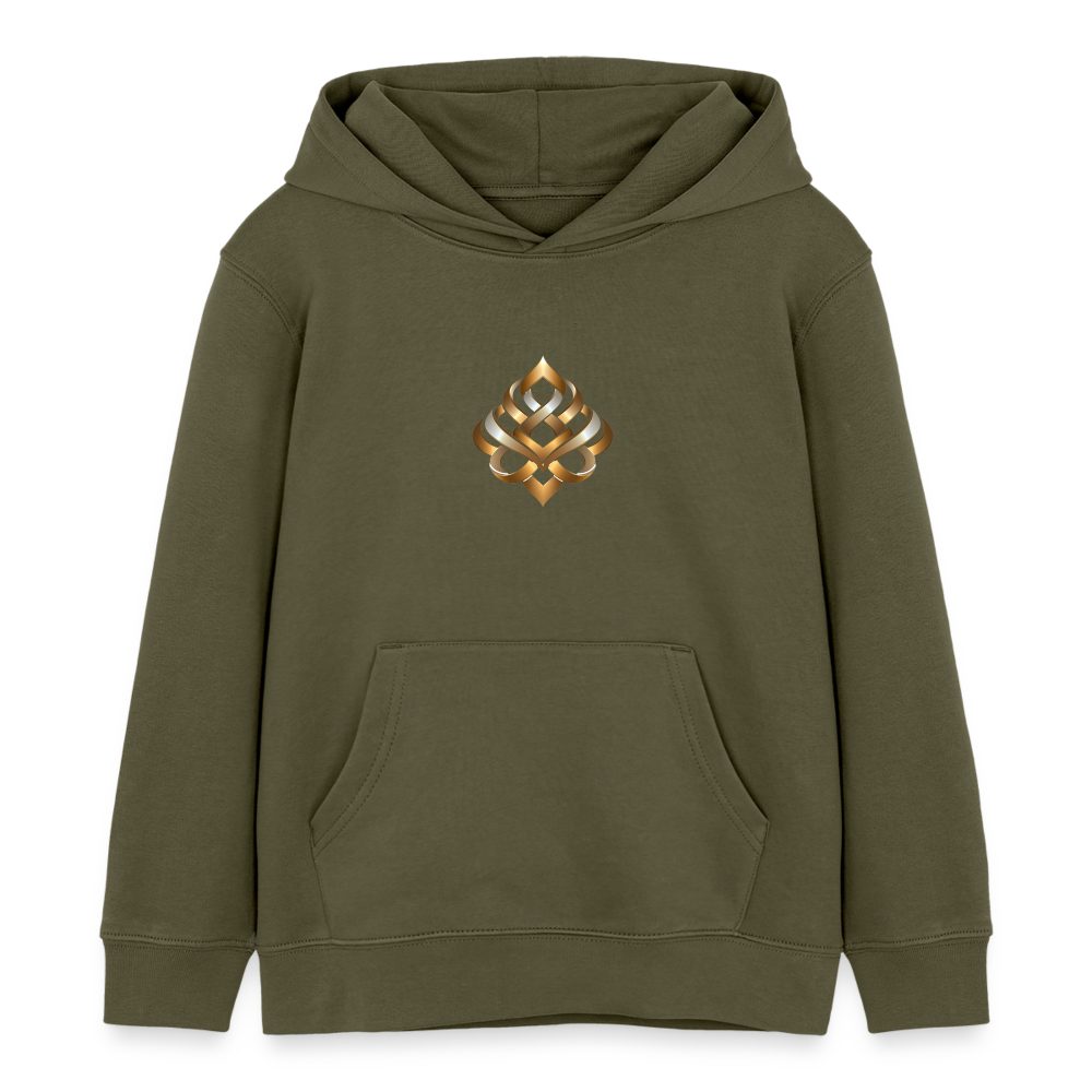 chiSign Quantenheilsymbol Kreativität und Kinder Stanley/Stella Kinder Bio-Hoodie Mini Cruiser - Khaki