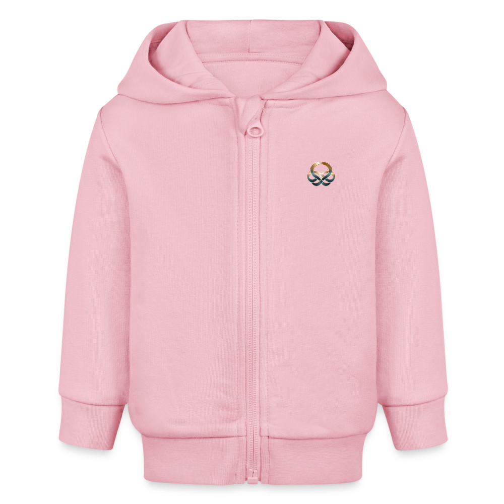 chiSign Stanley/Stella Bio Zip Hoodie BABY CONNECTOR - Hellrosa