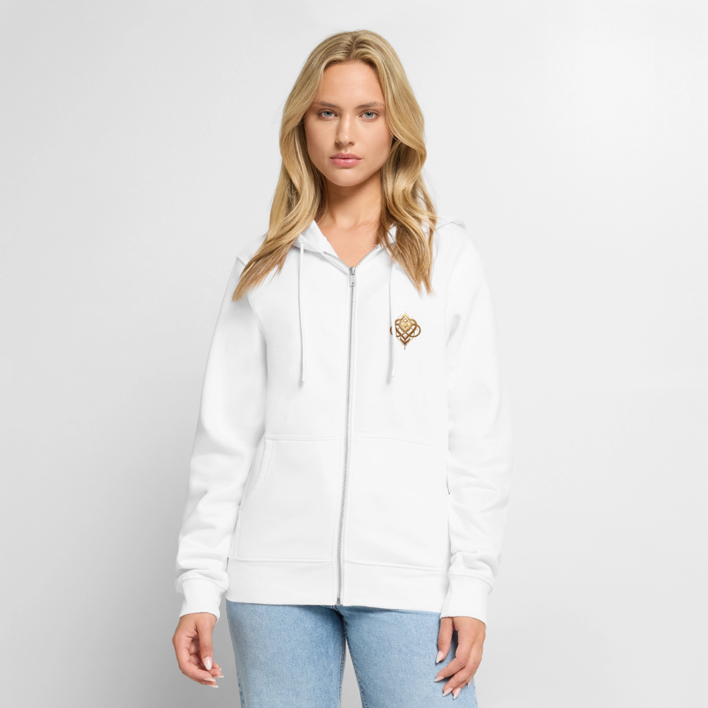 Männer Premium Kapuzenjacke „Agape“ - Weiß