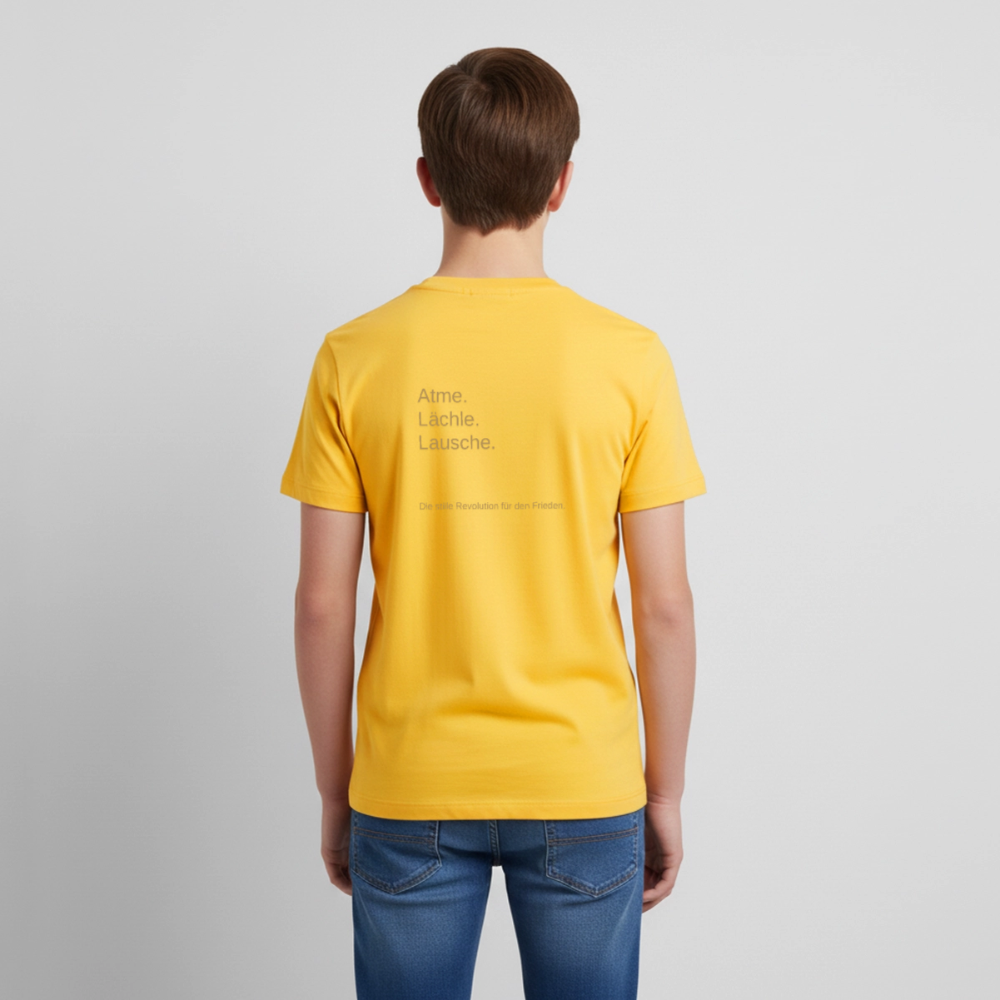Teenager Premium T-Shirt "Monade" - Sonnengelb