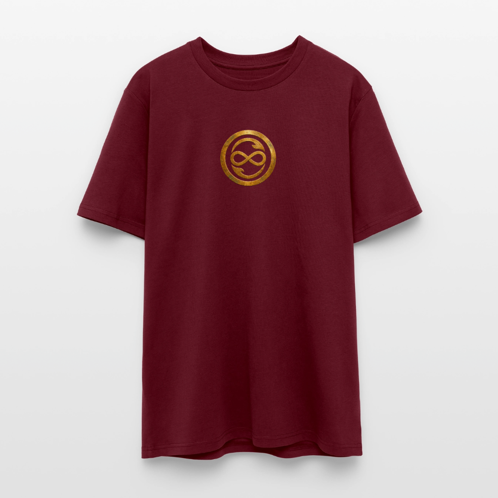 Unisex Bio-T-Shirt   ANIMA AETERNA - Burgunderrot
