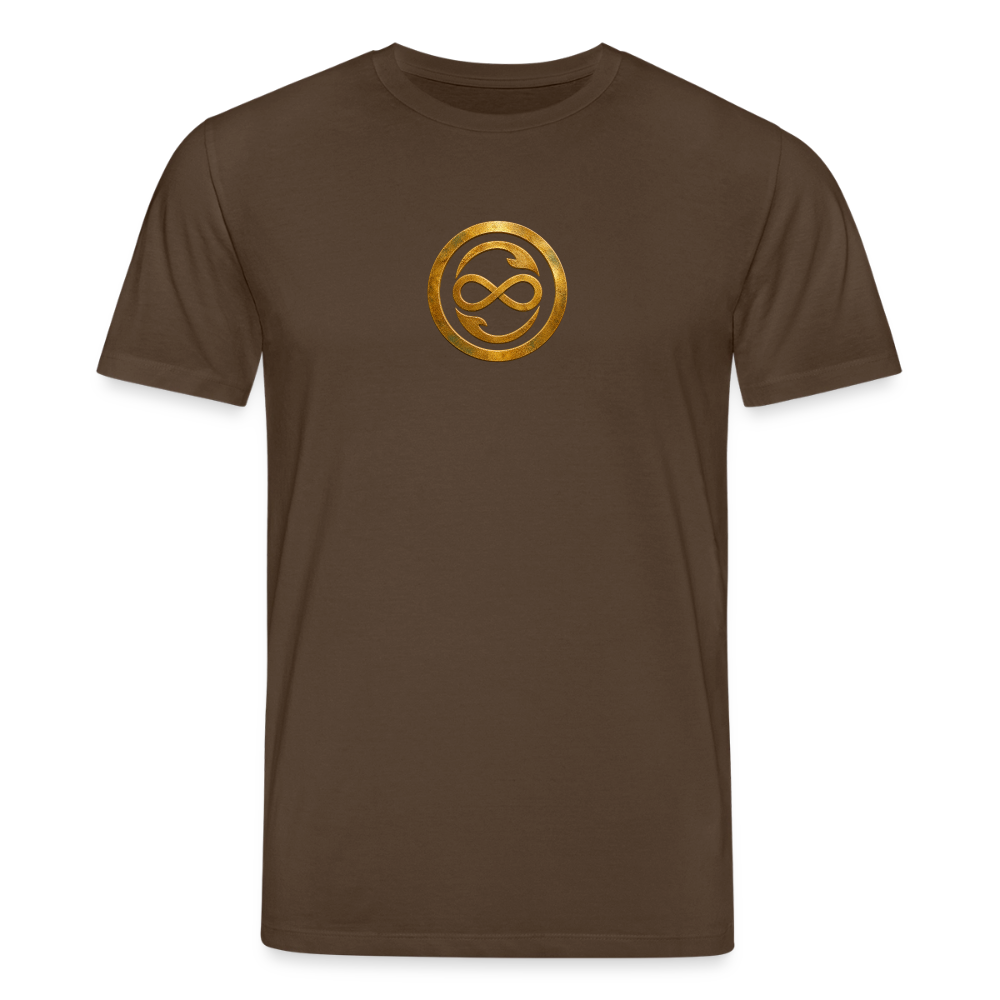 Unisex Bio-T-Shirt   ANIMA AETERNA - Dunkelbraun