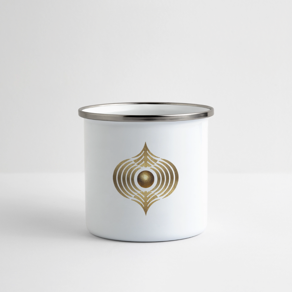 Emaille-Tasse Klarfeld - Weiß