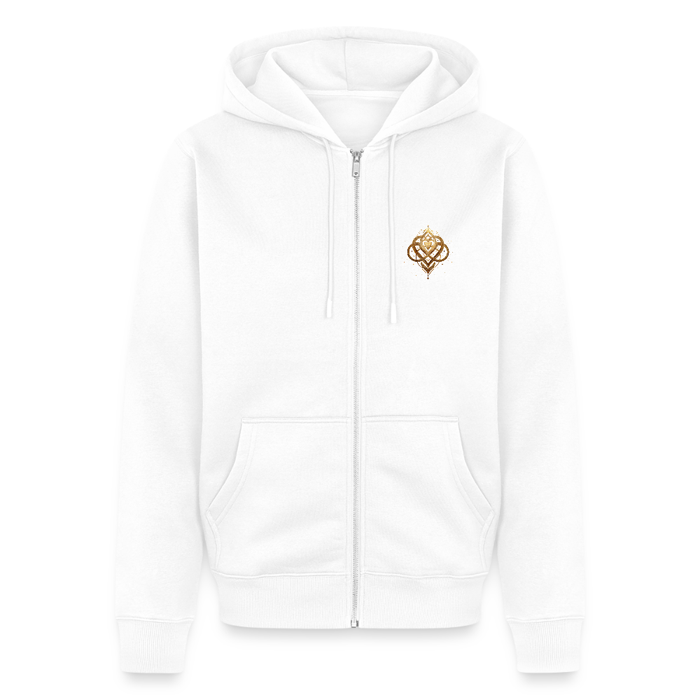 Männer Premium Kapuzenjacke „Agape“ - Weiß