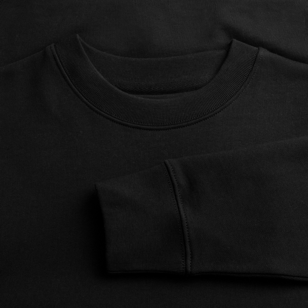 Teenager Organic Sweatshirt Mini Changer "Monade" - Schwarz