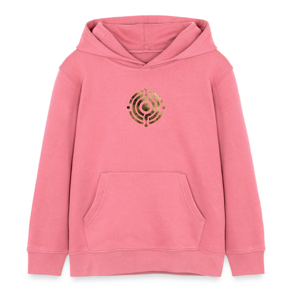 Kinder Organic Hoodie Mini Cruiser "Monade" - Pink 