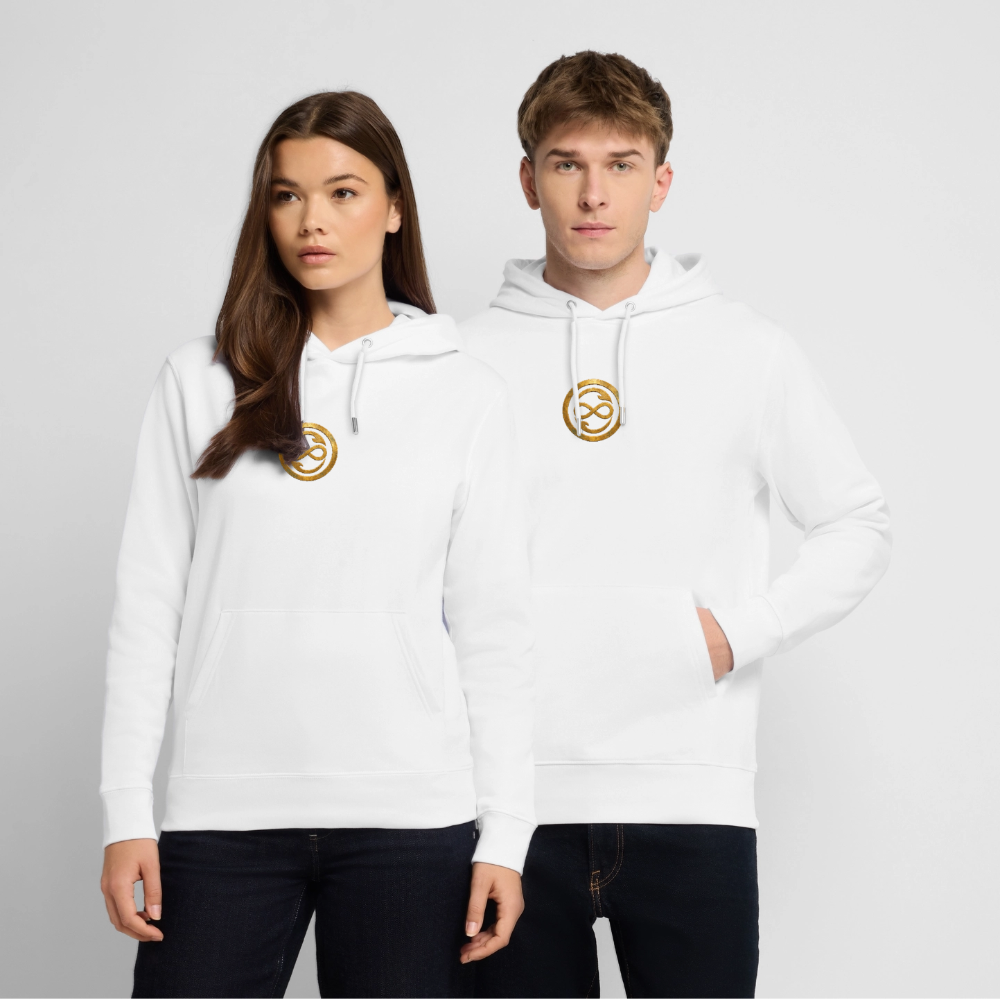 Unisex Bio-Hoodie ANIMA AETERNA - Weiß
