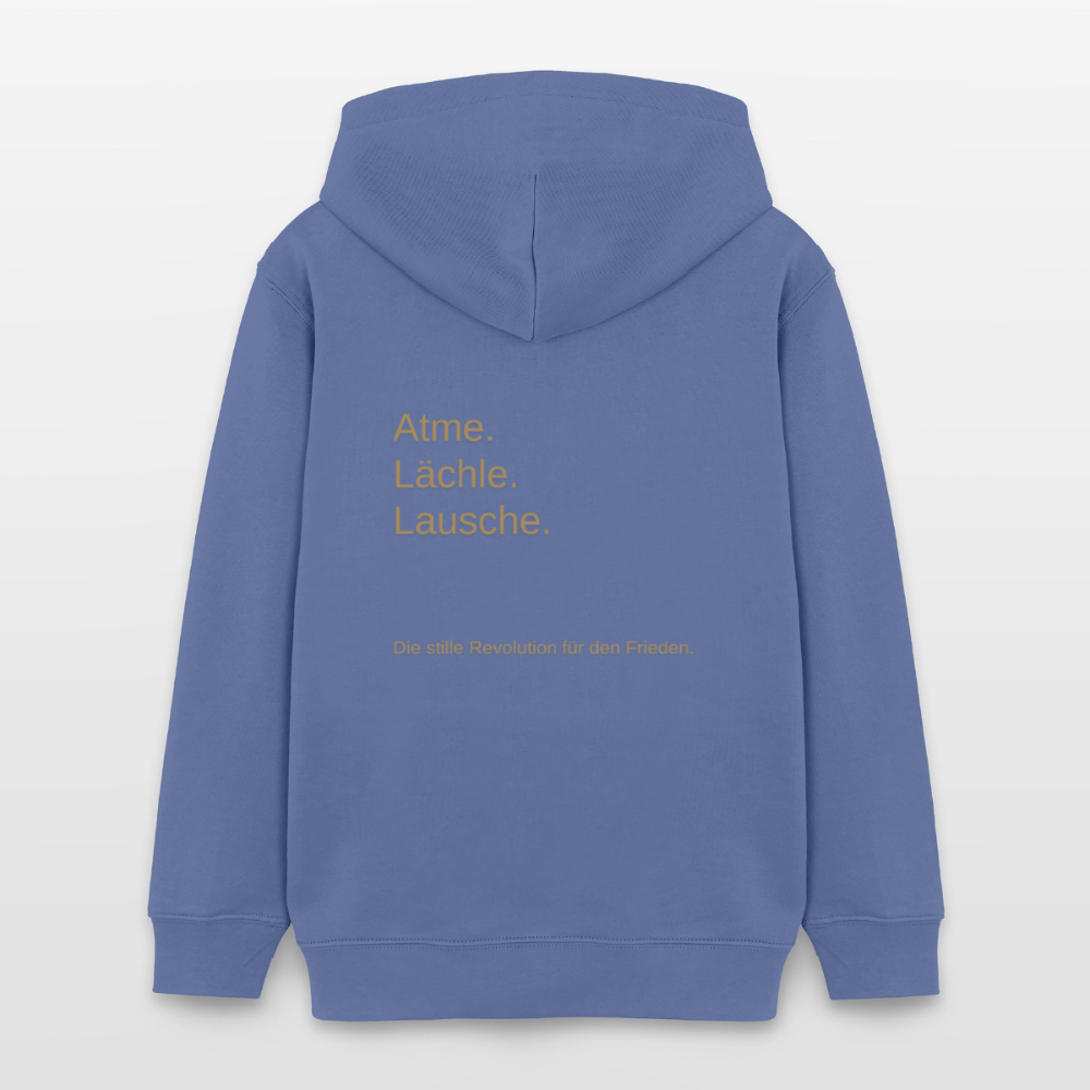 Teenager Organic Hoodie Mini Cruiser "Monade - Blau