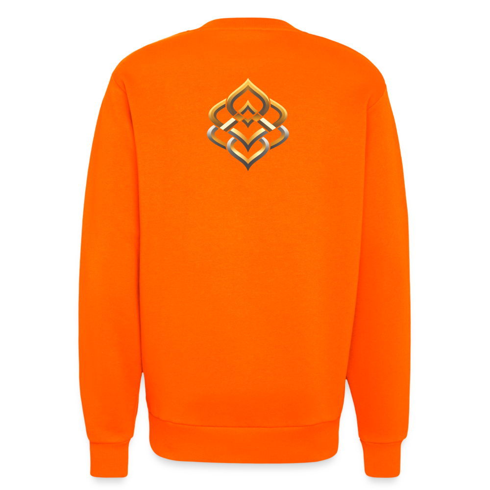 chiSign Organic Relaxed Crew Neck Made in EU - SUNSET ORANGE