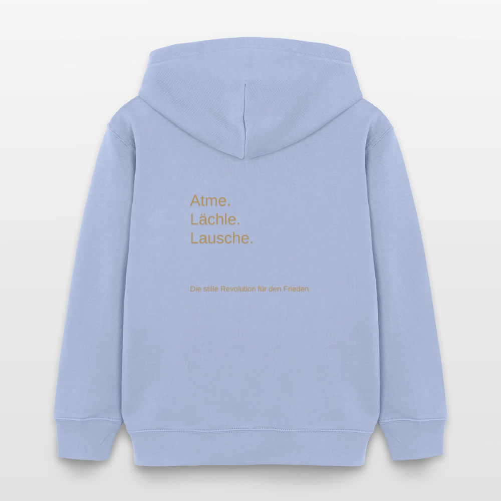 Kinder Organic Hoodie Mini Cruiser "Monade" - Sky