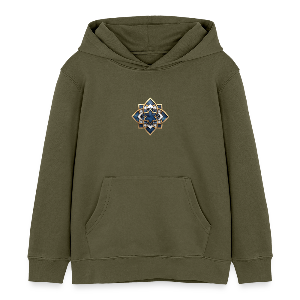 Das chiSign Quantenheilsymbol Weisheit & Integrität Stanley/Stella Kinder Bio-Hoodie Mini Cruiser - Khaki