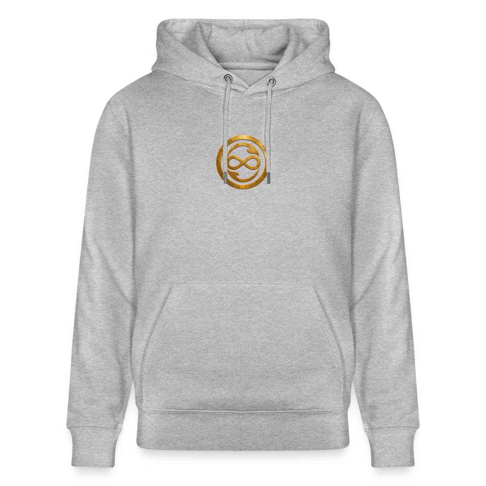 Unisex Bio-Hoodie ANIMA AETERNA - Grau meliert