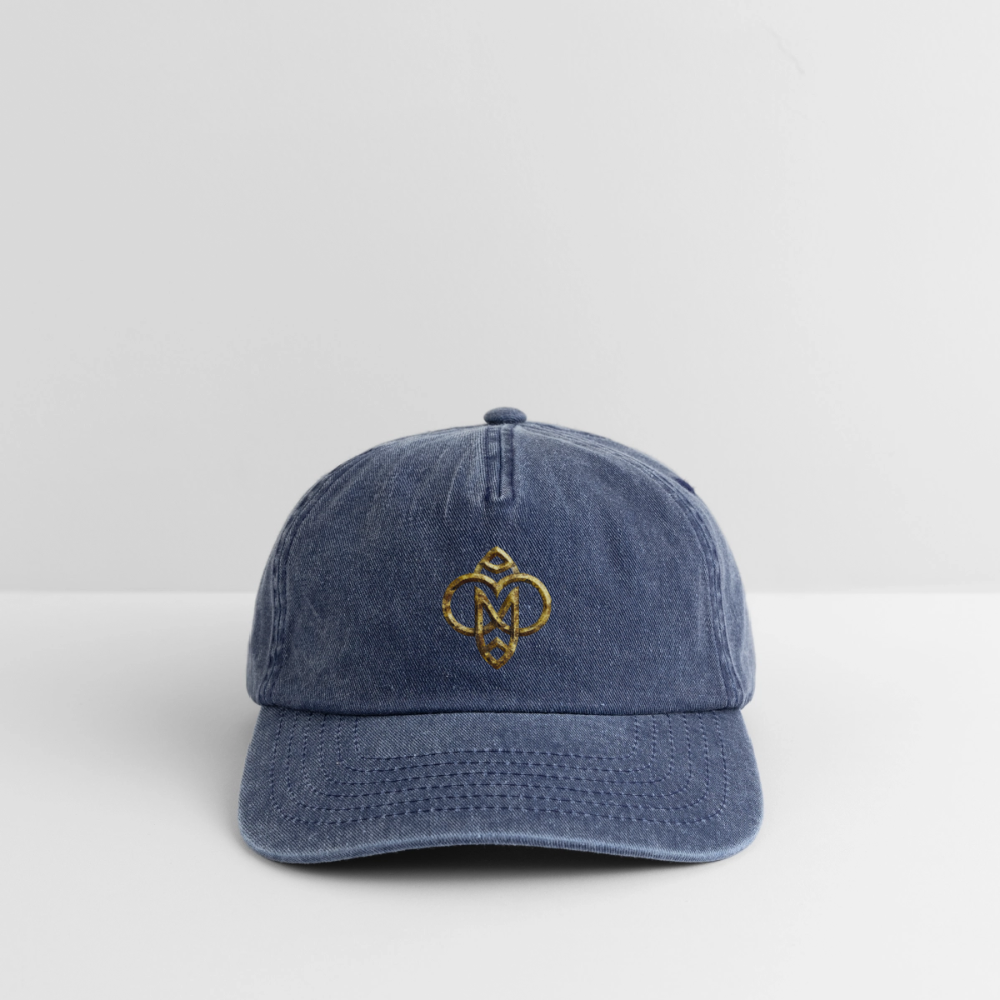 Relaxed Vintage Cap "Die höchste Monade" - Vintage Denim