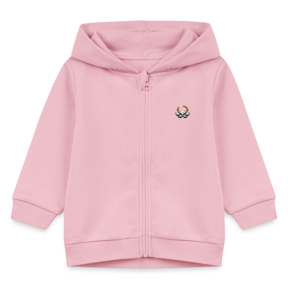 chiSign Stanley/Stella Bio Zip Hoodie BABY CONNECTOR - Hellrosa