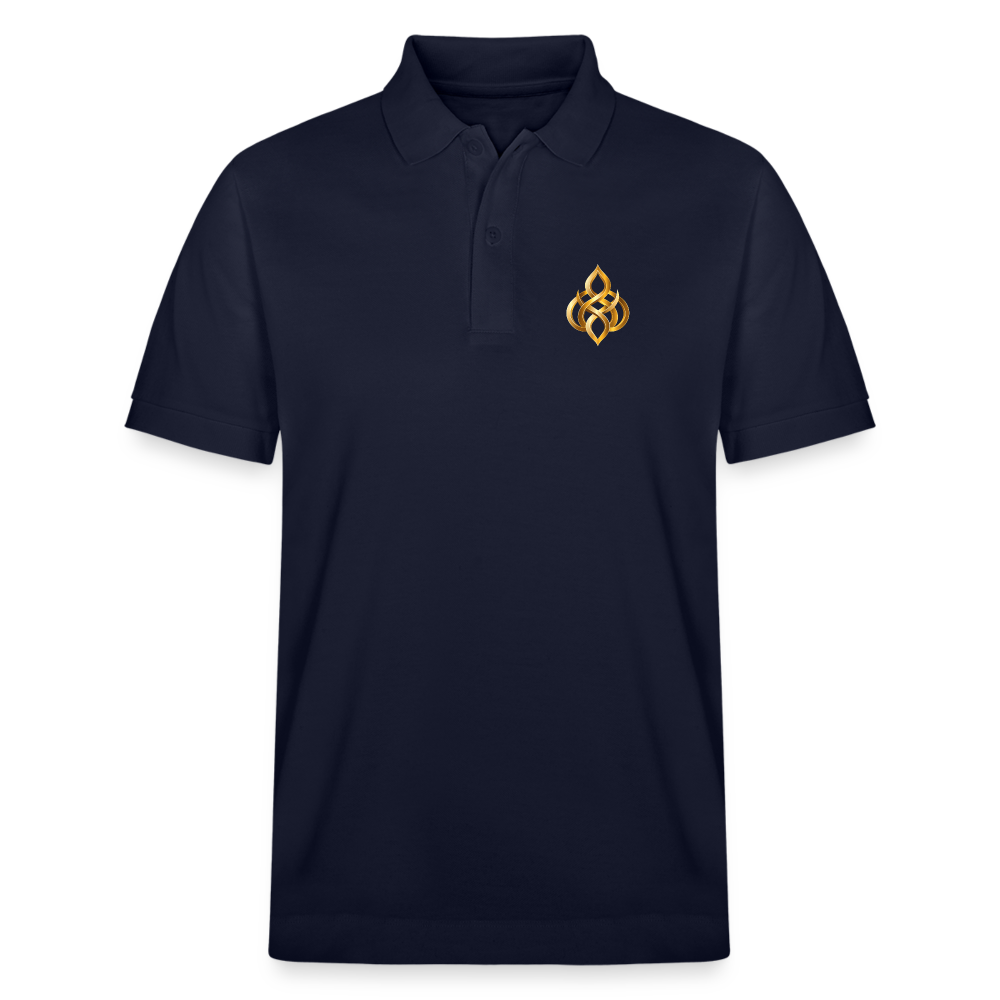 chiSign Quantenheilsymbol Zentrum und Ausgeglichenheit Stanley/Stella Unisex Bio-Poloshirt PREPSTER - Navy