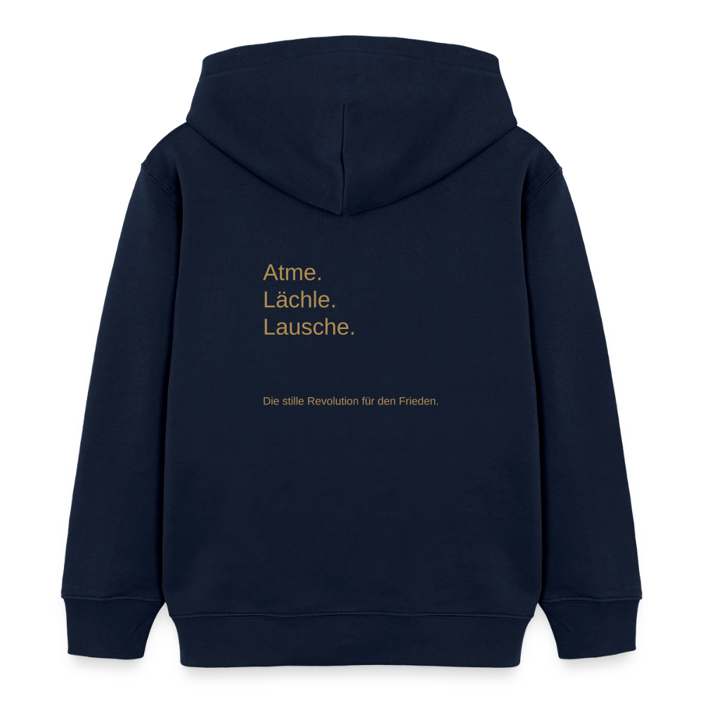 Kinder Organic Hoodie Mini Cruiser "Monade" - Navy