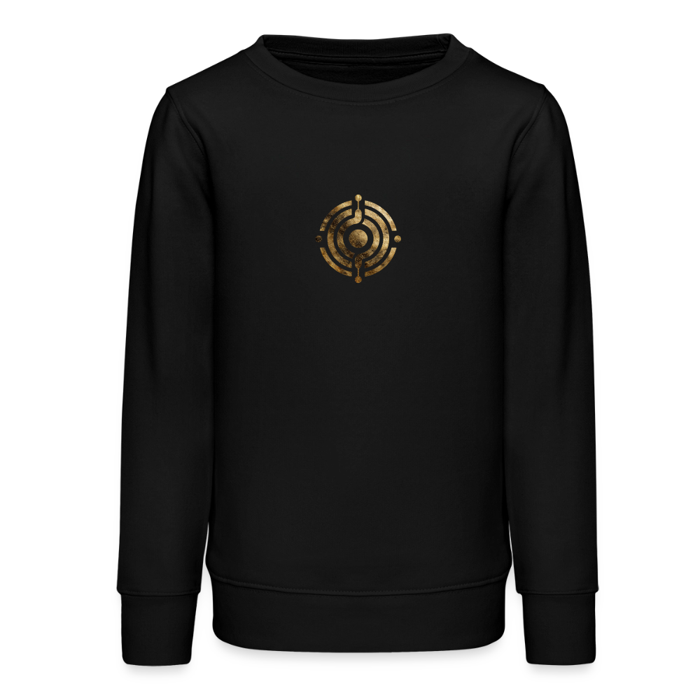 Teenager Organic Sweatshirt Mini Changer "Monade" - Schwarz