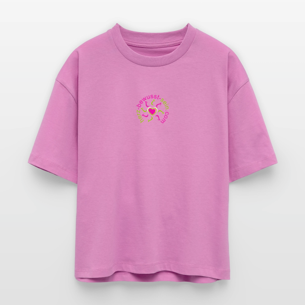 Frauen Bio-T-Shirt Nova Herz-Bewusst-Sein - Pink