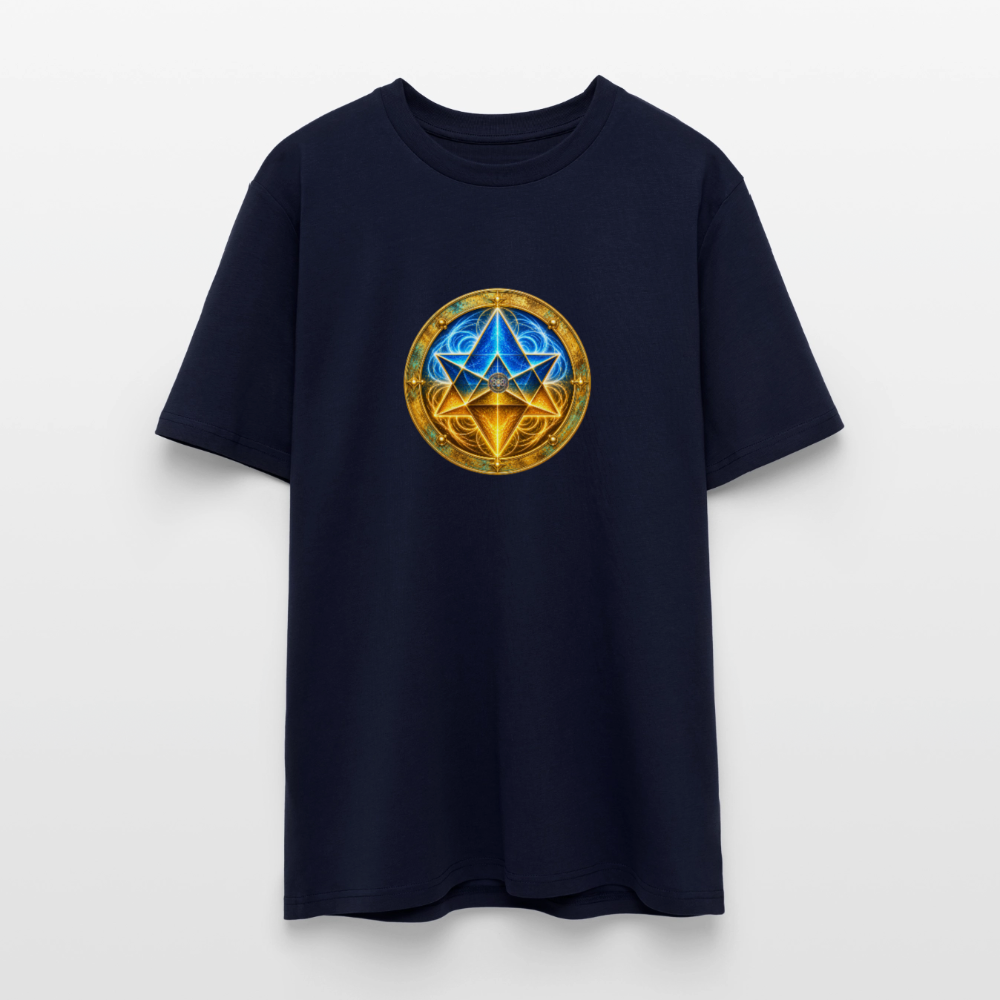 Unisex Bio-T-Shirt MER KA BA AUFSTIEGSCODE 888 - Navy