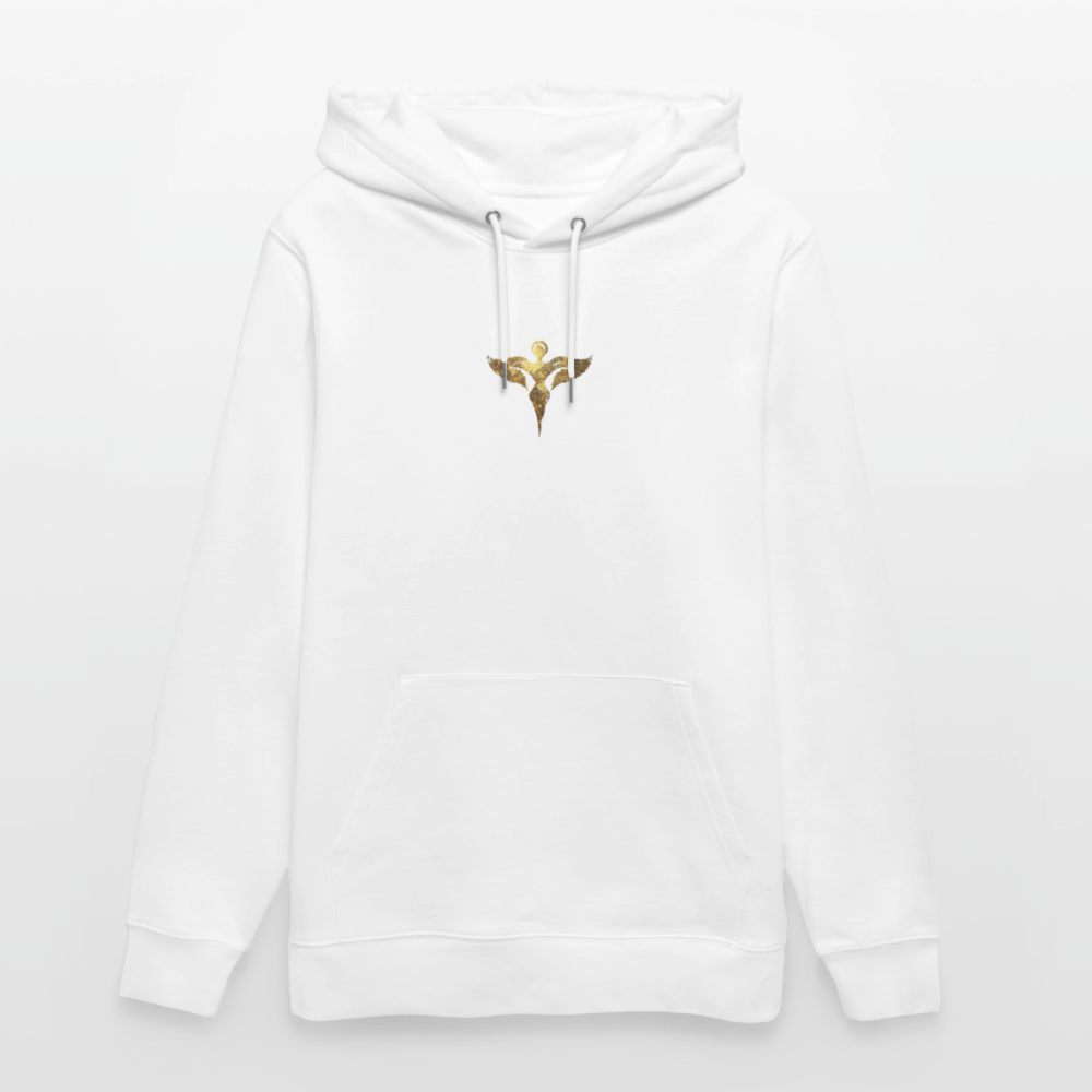 Unisex Bio-Hoodie hochwertig " Gaia" - Weiß